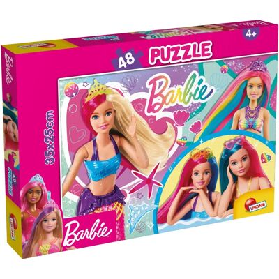 Barbie Puzzel - Dubbelzijdig 48 stukjes - Creatief plezier Barbie Puzzel - Dubbelzijdig 48 stukjes - Creatief plezier