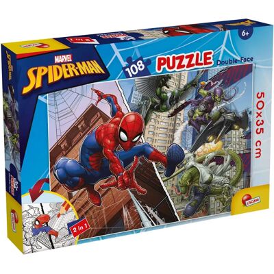 Puzzle Marvel Spiderman - Feuille à Colorier 108 Pièces Puzzle Marvel Spiderman - Feuille à Colorier 108 Pièces
