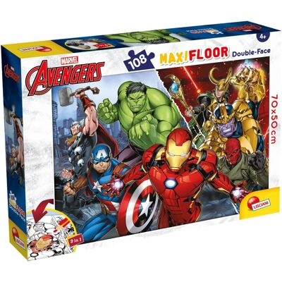 Lisciani 99771 Puzzle Marvel - 108 pièces - Avengers Lisciani 99771 Puzzle Marvel - 108 pièces - Avengers
