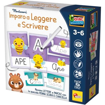Lisciani Montessori Imparo A Leggere E Scrivere - Lernspiel Lisciani Montessori Imparo A Leggere E Scrivere - Lernspiel