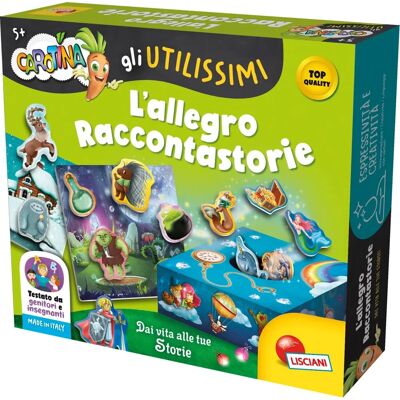 Lisciani - Carotina Gli Utilissimi L'Allegro Raccontastorie - Verhaalspel Lisciani - Carotina Gli Utilissimi L'Allegro Raccontastorie - Verhaalspel