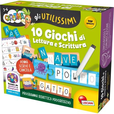 Lisciani Carotina - Bildende Spiele zum Lesen & Schreiben - Kinder 3+ Lisciani Carotina - Bildende Spiele zum Lesen & Schreiben - Kinder 3+