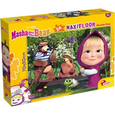Lisciani Masha Puzzle Doppeltes Gesicht Maxifloor 24 - Puzzle Lisciani Masha Puzzle Doppeltes Gesicht Maxifloor 24 - Puzzle