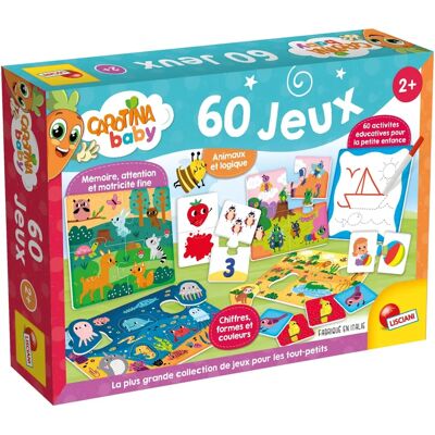 Lisciani Giochi Carotina Baby 60 Jeux - Jeu Éducatif - Publicité Lisciani Giochi Carotina Baby 60 Jeux - Jeu Éducatif - Publicité