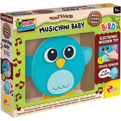Lisciani Montessori Drewniany Ptak - Zabawka i Melodie Lisciani Montessori Drewniany Ptak - Zabawka i Melodie