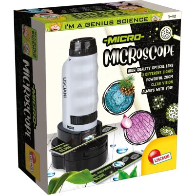 Lisciani Microscope Portable 2-en-1 - Outil d'apprentissage STEM - Publicité Lisciani Microscope Portable 2-en-1 - Outil d'apprentissage STEM - Publicité