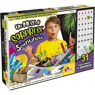 Lisciani Je suis un Génie Un Mois de Surprises Scientifiques - Kit Éducatif Lisciani Je suis un Génie Un Mois de Surprises Scientifiques - Kit Éducatif