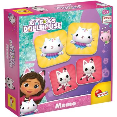 Gabby's Dollhouse Minnesspel - Pedagogiskt leksak för barn 3+ Gabby's Dollhouse Minnesspel - Pedagogiskt leksak för barn 3+