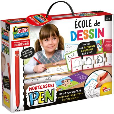 Kit educativo LISCIANI Modelo 15897 para aprender a dibujar - Incluye pluma especial - Método Montessori Kit educativo LISCIANI Modelo 15897 para aprender a dibujar - Incluye pluma especial - Método Montessori