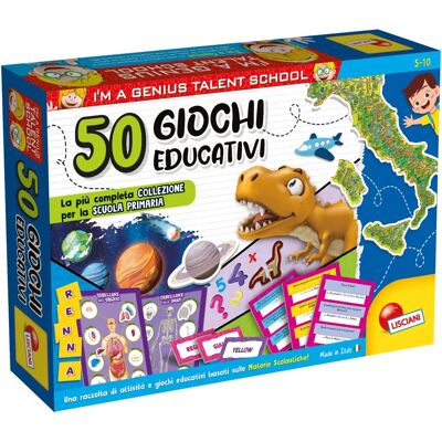 Lisciani Jag är ett Genius Samling 50 Pedagogiska Spel Lisciani Jag är ett Genius Samling 50 Pedagogiska Spel