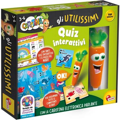 Lindt Liscianigiochi Carotina Sprechende Penna Interaktives Lernspiel - Spielzeug Lindt Liscianigiochi Carotina Sprechende Penna Interaktives Lernspiel - Spielzeug