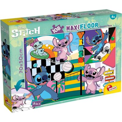 Lindt Liscianigiochi Stitch Puzzle Maxi Floor 108 Pezzi - Puzzle Lindt Liscianigiochi Stitch Puzzle Maxi Floor 108 Pezzi - Puzzle