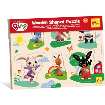 Lisciani Bing Wooden Shaped Puzzle Maxi - Puzzle Type Lisciani Bing Wooden Shaped Puzzle Maxi - Puzzle Type
