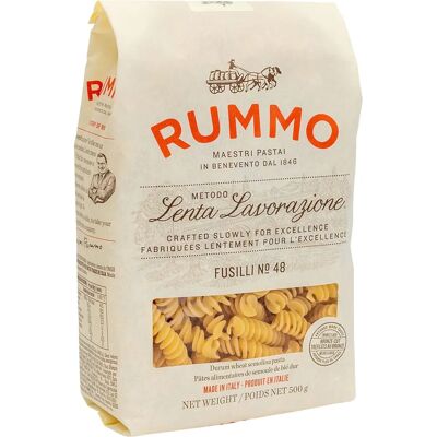 Rummo No.48 Pasta - Hochwertige italienische Fusilli 500g Rummo No.48 Pasta - Hochwertige italienische Fusilli 500g