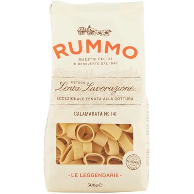 Rummo Calamarata N.141 - 500 g - 12x - Pâtes - Publicité Rummo Calamarata N.141 - 500 g - 12x - Pâtes - Publicité