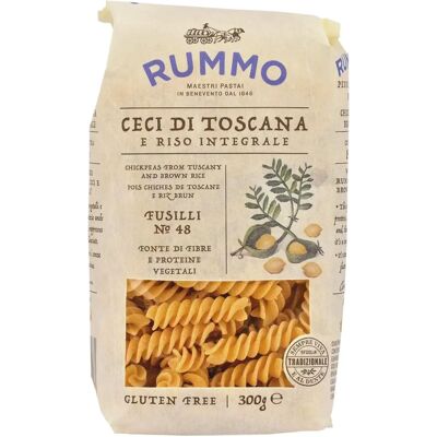 Fusilli N°48 Ceci e Riso Integrale - Pasta Rummo Fusilli N°48 Ceci e Riso Integrale - Pasta Rummo