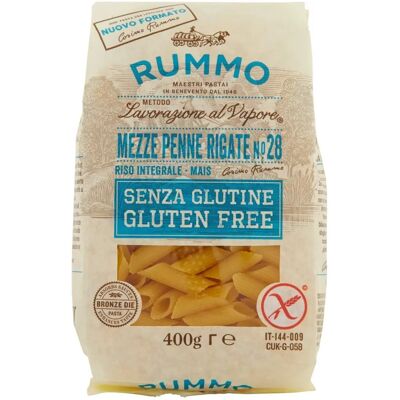 Rummo N28 Pâtes Sans Gluten Riz et Maïs - Type de Pasta - Publicité Rummo N28 Pâtes Sans Gluten Riz et Maïs - Type de Pasta - Publicité