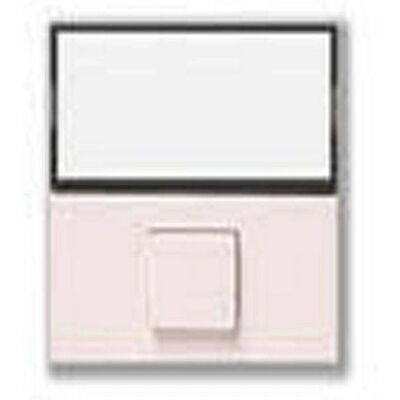 AVE 45B88 Interruttore - Serie Banquise - Illuminabile, 2 Moduli AVE 45B88 Interruttore - Serie Banquise - Illuminabile, 2 Moduli