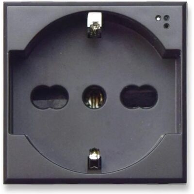 AVE - System 44 Steckdose Schwarz - Power Outlet AVE - System 44 Steckdose Schwarz - Power Outlet