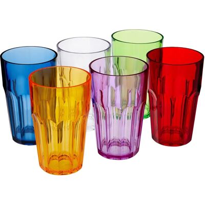 Guzzini Verres en Plastique 6 Pièces - Poli Guzzini Verres en Plastique 6 Pièces - Poli