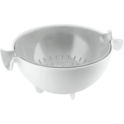Guzzini Spin&Drain Colander Grey - Colander Guzzini Spin&Drain Colander Grey - Colander
