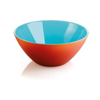 Guzzini My Fusion Skål - 20cm - Salladsbowl, Koral/Sea, Orange, Blue Guzzini My Fusion Skål - 20cm - Salladsbowl, Koral/Sea, Orange, Blue