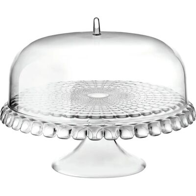 Guzzini Tiffany Tortenplatte - 36cm Transparent - Italienisches Design Guzzini Tiffany Tortenplatte - 36cm Transparent - Italienisches Design