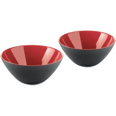 Guzzini Guzzini Set 2 Bowls Cups - Modern Design - 12cm Guzzini Guzzini Set 2 Bowls Cups - Modern Design - 12cm