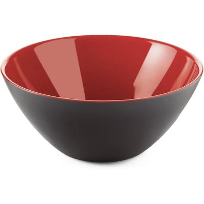 Guzzini My Fusion Kom - Ø25, H10,5 cm, Zwart/Rood Guzzini My Fusion Kom - Ø25, H10,5 cm, Zwart/Rood