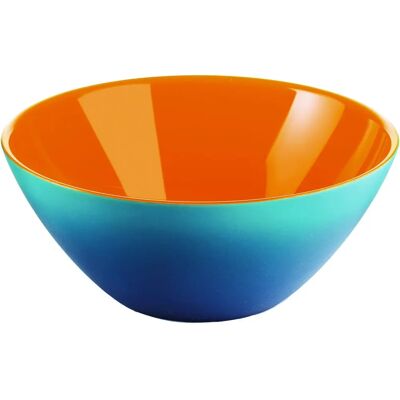 Guzzini My Fusion Salladsbunke - 25cm - Blå-Orange Guzzini My Fusion Salladsbunke - 25cm - Blå-Orange