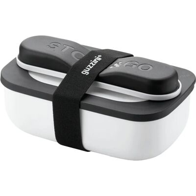 Guzzini Store&Go Lunch Box - 900ml, Microonde, Include posate Guzzini Store&Go Lunch Box - 900ml, Microonde, Include posate