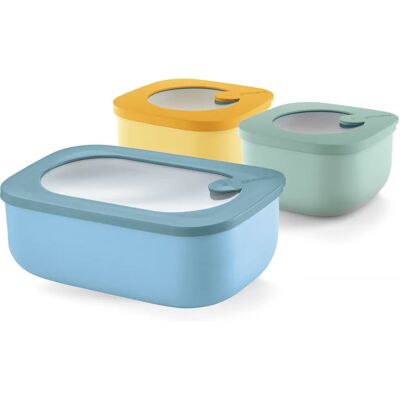 Fratelli Guzzini Store&Plus Ensemble de Rangement Rectangulaire - 3 pièces - Publicité Fratelli Guzzini Store&Plus Ensemble de Rangement Rectangulaire - 3 pièces - Publicité
