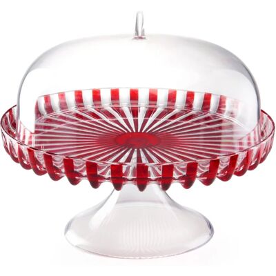 Support à Gâteaux Dolce Vita avec Dôme - 31cm - Publicité Support à Gâteaux Dolce Vita avec Dôme - 31cm - Publicité
