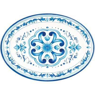 Guzzini Blu Piatto Ovale in Melamina Guzzini Blu Piatto Ovale in Melamina