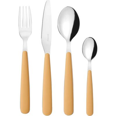 Guzzini 127500206 Ensemble de couverts - Acier inoxydable, Jaune Guzzini 127500206 Ensemble de couverts - Acier inoxydable, Jaune