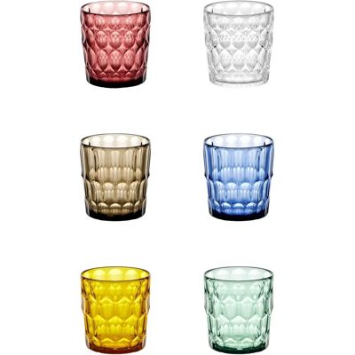 Guzzini Vanity Assorted colours 6 pcs - Glasses Guzzini Vanity Assorted colours 6 pcs - Glasses