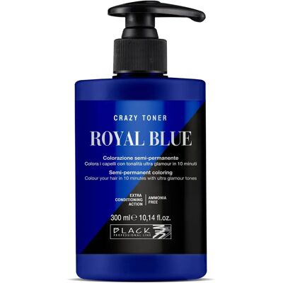 Black Professional Line Crazy Toner - Royal Blue - Farba do włosów - 300ml Black Professional Line Crazy Toner - Royal Blue - Farba do włosów - 300ml