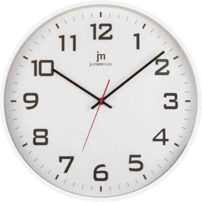 Lowell Justaminute 00880B Horloge Murale / de Table - Quartz Blanc - Publicité Lowell Justaminute 00880B Horloge Murale / de Table - Quartz Blanc - Publicité