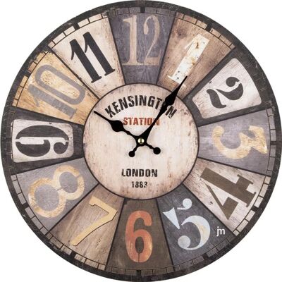Orologio da Parete Lowell 21569 - Legno Rotondo Orologio da Parete Lowell 21569 - Legno Rotondo