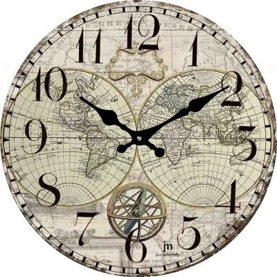 Lowell 14863 Wanduhr - Bunt Lowell 14863 Wanduhr - Bunt