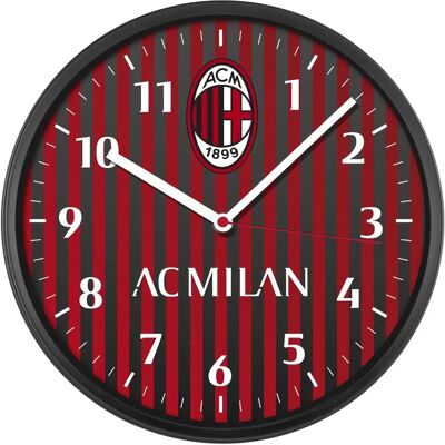 Lowell Mailänder Wanduhr - Rot und Schwarz - Unisex Lowell Mailänder Wanduhr - Rot und Schwarz - Unisex