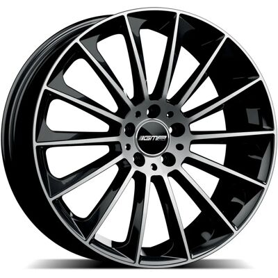 Jante GMP Italia Stellar 20x8.5 ET35 5x112 Lip Diamant Noir - Jante - Publicité Jante GMP Italia Stellar 20x8.5 ET35 5x112 Lip Diamant Noir - Jante - Publicité