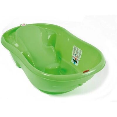 Baignoire Onda de Ok Baby - Siège double ergonomique - Baignoire avec thermomètre - Publicité Baignoire Onda de Ok Baby - Siège double ergonomique - Baignoire avec thermomètre - Publicité