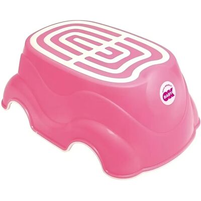 Okbaby Herbie Fuchsia Baby Step Hocker mit rutschfester Basis Okbaby Herbie Fuchsia Baby Step Hocker mit rutschfester Basis