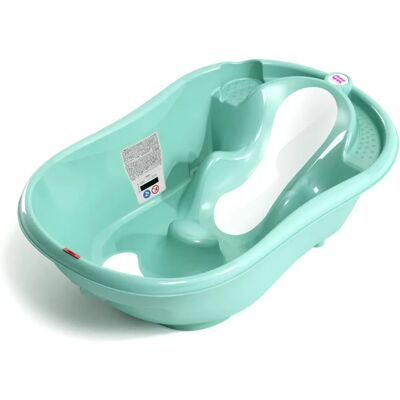 Baignoire pour bébé Okbaby Onda - Ergonomique, Bleu, Double position - Publicité Baignoire pour bébé Okbaby Onda - Ergonomique, Bleu, Double position - Publicité