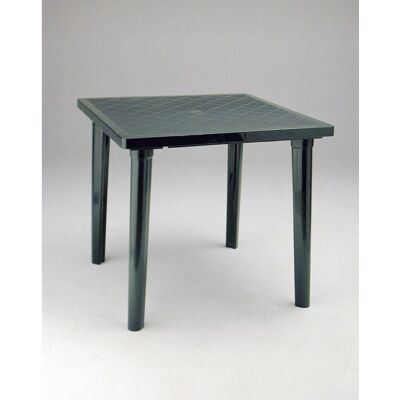 ARETA - Tavolo quadrato in plastica verde 80x80x72H ARETA - Tavolo quadrato in plastica verde 80x80x72H