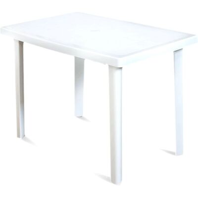 Areta - Marte - Bianco - h72x100x67 cm - Tavolo da giardino Areta - Marte - Bianco - h72x100x67 cm - Tavolo da giardino