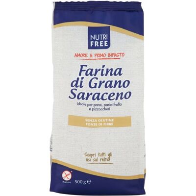 Farina di grano saraceno Nutrifree - Ingredienti per pane rustico senza glutine Farina di grano saraceno Nutrifree - Ingredienti per pane rustico senza glutine
