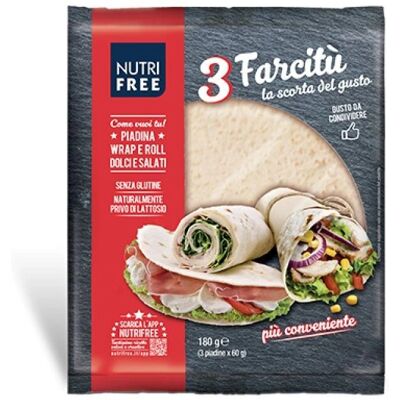 Nt Food Nutrifree Farcitu Piadina - Pane Snack Senza Glutine Nt Food Nutrifree Farcitu Piadina - Pane Snack Senza Glutine