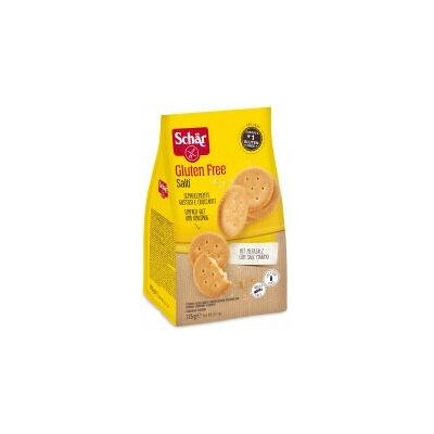 Biscoitos Saltí da Dr. Schär - Crackers salgados sem glúten 175g Biscoitos Saltí da Dr. Schär - Crackers salgados sem glúten 175g